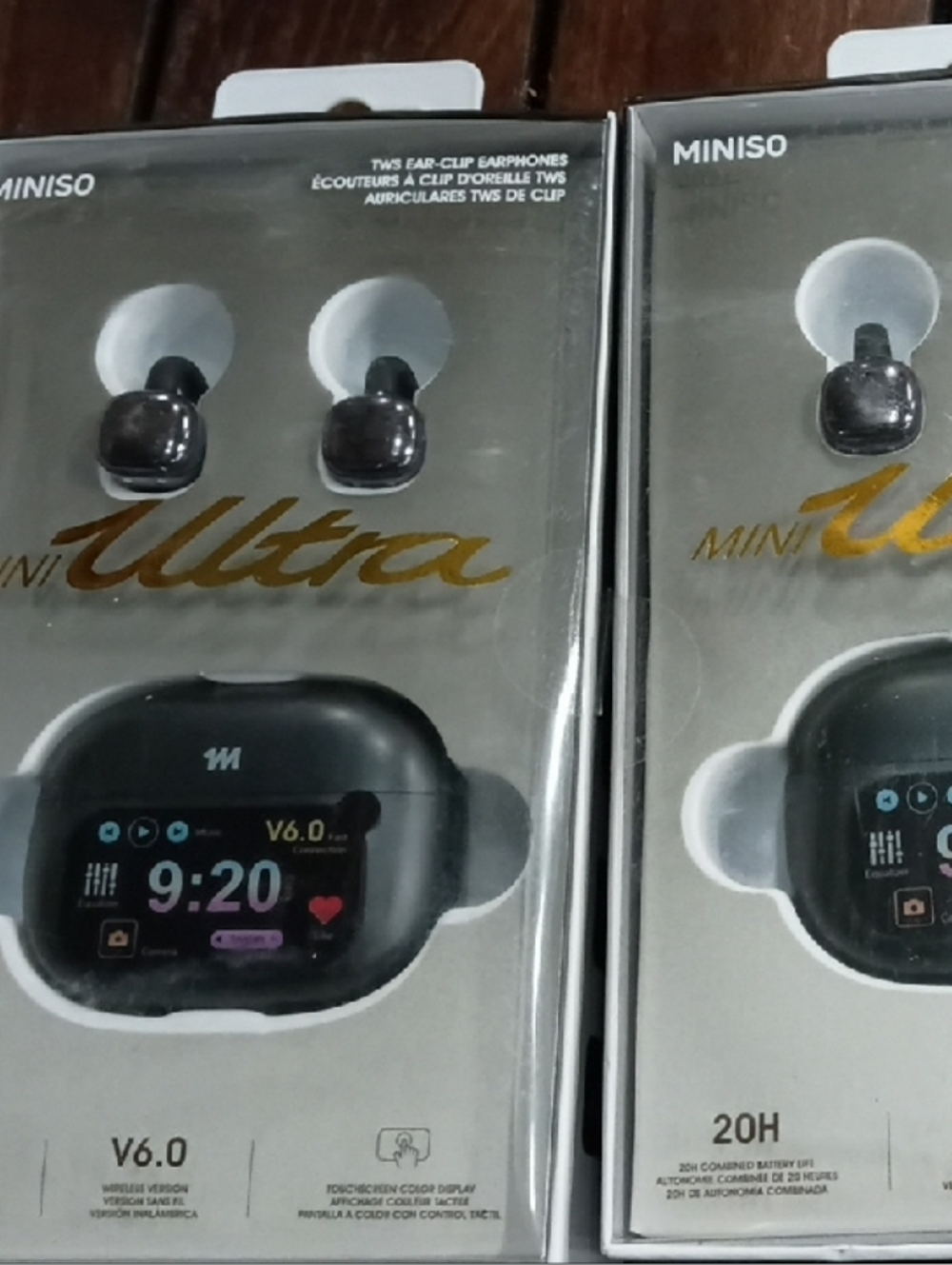 MINISO Ultra Wireless Earbud Headphones - Black
